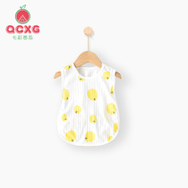 Baby vest Boysthin waistcoat  bottom summer clothes men and women childrens pure cotton clothes for infant and belly wear