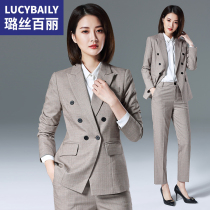 British style suit suit suit female president goddess fan professional wear casual fashion temperament small fragrant wind high-end formal wear workers