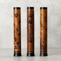 Great Wisdom Thread Tube Wooden Copper Embed Creative Aarwood Fragrance Incense Sand Sandalwood Heart Contestor Incense