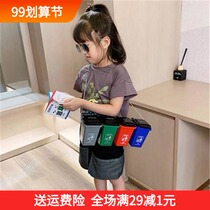 Mini Bucket Crossbag Small trash can Dumpster Satchel Bag shoulder bag Daily Environmental Recyclable Shoulder Bag