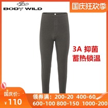 Aimus Baodi Weide antibacterial zinc velvet base Johns mens single layer warm trousers ZBN73QR1