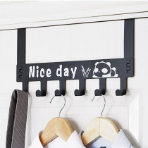 Creative detachable nail-free seamless door hook door back type coat hook coat hook cartoon wall hanging door hanger