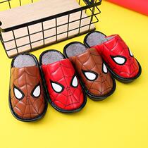 Childrens cartoon children 4 girls 5 boys 6 cotton slippers 7 indoor 8 non-slip 9 baby shoes 10 winter 12 years old dragging