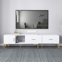 Nordic TV cabinet modern simple telescopic coffee table combination small apartment living room bedroom light luxury TV cabinet set