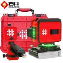 Shijing level 12-line Wall instrument ground-mounted instrument high-precision strong light thin line super bright green light 7269 7259