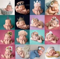 Han baby baby male and female photographic art shape painting headdress auxiliary accessory photography props accessory accessory
