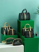 Net gauze portable cosmetic bag wash bag net red super fire large capacity portable female travel waterproof Washroom Bag