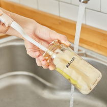 South Korea imported MOYUUM double-layer German high-density sponge bottle brush nipple brush bottle disinfection clip