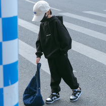 Childrens clothes big boy boys autumn clothing sportswear sportswear suit Cool Shuai Street 2022 Spring and autumn season new wave cards