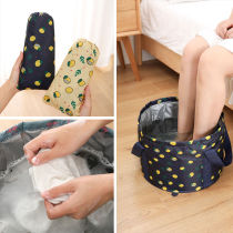 Portable foldable basin outdoor water basin Travel large foot bag travel washing basin washing basin foot bucket