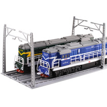 Simulation 1:87 train model alloy toy train sound and light childrens toy car steam locomotive Dongfeng train