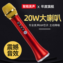 National K song artifact handheld ktv mobile TV wireless Bluetooth home microphone singing Audio Integrated microphone