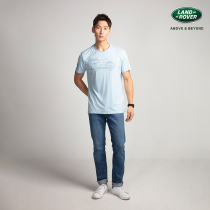 Land Rover mens car pattern short sleeve T-shirt inheritance series