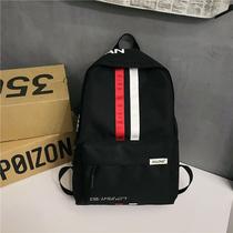 Creative large-capacity canvas middle school students schoolbag male high school backpack female fashion trend junior high school students strong high