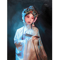 Xue Shoubin < Tsing Yi > realistic cloth surface oil painting Living room Bedroom Decoration Painting Collection Pure Hand Painting