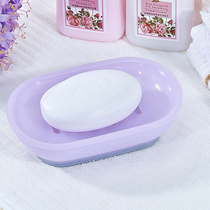 Camellia soap box drain creative travel soap box bathroom toilet soap box double plastic soap box