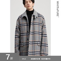 (Limited time 7off) WP Shirakawa woolen jacket loose casual short jacket men
