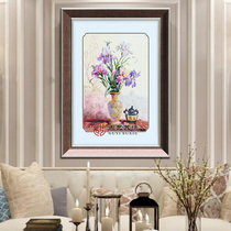 Ancient art Su embroidery hanging painting flower arrangement still life Suzhou embroidery restaurant porch hotel decoration painting business housewarming gift