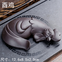 12 Twelve Zodiac Zodiac small rooster purple sand tea pet decoration tea play tea table tea table jewelry