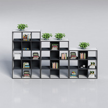 Minima Modern Plaid Cabinet Locker Wood Bookshelves 9 G Cabinets Simple Home Shelve Floor Lattice Cabinets