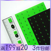 South Korea Be on d Hand ledger Day note Ben Decorative Sticker Digital Letter Weather Date Mark Post Paper Sticker