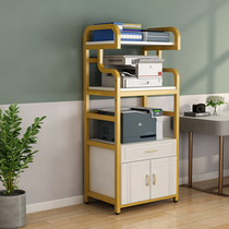 Adjustable printer shelving shelf shelf rests against wall multilayer bookshelves Home table side desks Creative minimalist