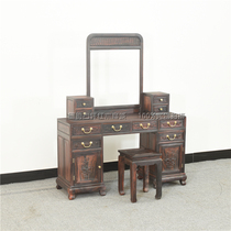 Mahogany furniture Laos big red rosewood dressing table Mahogany dressing table Chinese style solid wood Cochin Dalbergia dressing table