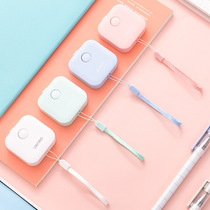 Chun Ya Deli Mini Tape Measure 1 5m Portable Office Household Macaron Color Portable Measurement Measurements Soft Ruler