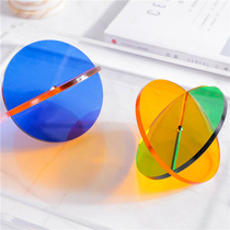 Designer color tone acrylic coasters saucer Nordic ins style home insulation mat tea cup cushion ornaments