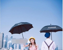 Photo studio props letter black umbrella Umbrella Beach black umbrella location shooting props black JUST umbrella creative umbrella