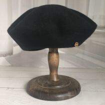 Export Japan autumn and winter New black womens pure wool beret beret hat female hat