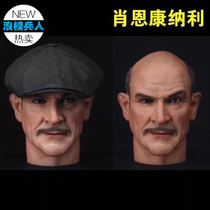 1 6 soldiers head sculpture Sean Connery head sculpture Iron-faced unselfish actor sent felt hat (batch)