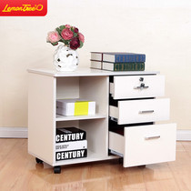 Office table bottom bottom storage cabinet rack decorative cabinet floor drawer type storage cabinet movable wheel