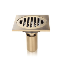 Omo shower all copper floor leakage All copper anti - odor leakage washing machine floor leakage anti - odor toilet three links