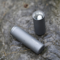 Range Rover outdoor pure titanium sealed warehouse anti-lost storage portable pendant key titanium pendant medicine moisture proof tank pill warehouse