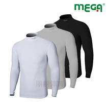 mega golf sunscreen suit Mens summer UV long sleeve base suit Tights quick dry and breathable