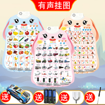 Sound wall chart Baby enlightenment Early childhood education Learning alphabet phonics training Wall stickers Childrens educational toys