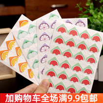 diy handmade photo album accessories Korea creative decoration material tools paper Fruit Corner stickers photo fixed 24
