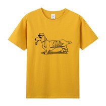 Short Sleeve T-shirt Men's Short Sleeve Half Sleeve Tops Summer New Fashion Youth Student Clothes Men's Weenie Kirk Dog