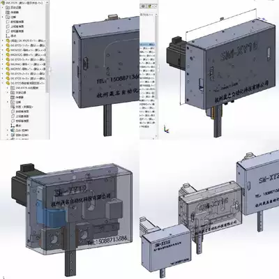 PPU fast manipulator 3D drawing includes selection manual cam mechanical XY transport module special automation mechanism