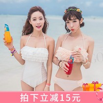 TerryBB GO Korea black and white bikini lace swimsuit womens one hot spring swimsuit bikini