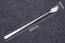 304 stainless steel long handle small spoon extended mixing rod milk tea coffee spoon seasoning spoon cocktail bar