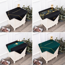 Square bedside table cover cloth dustproof sunscreen cotton linen cover towel protective cover supports custom home fabric