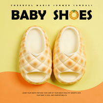 Childrens slippers cartoon boys and girls indoor home anti-skater bathroom soft sole baby sandals summer