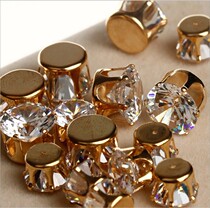 128 cut 8 10MM zircon shiny hand drill DIY hair accessories material handmade decorative glass drill accessories