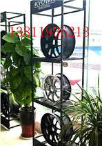 High-end car wheel display rack 4s shop steel bell shelf wheel bone display cabinet tire Bell rack wheel frame tire frame