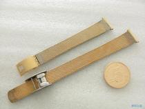 14mm Omega Second-hand original antique gold bracelet beat Omega strap(can be changed 13mm 12mm)