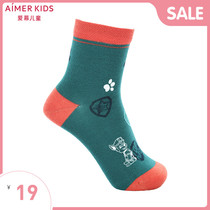 Adoring children Barking team IP joint socks Boys medal Archie print childrens socks AK2944543