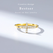 Blue Bestser (Dawn)18k gold Yellow gold Platinum Platinum Diamond diamond ring proposal wedding cold wind