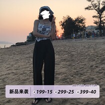 Dongri is a curly triangle sling design sense of niche wear sexy hot girl vest female take a headscarf